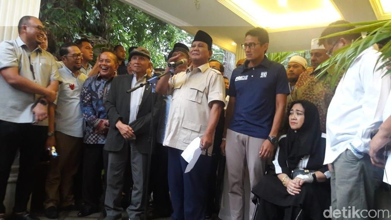 Prabowo 3 Kali Klaim Kemenangan, Kali Ini Bersama Sandiaga Prabowo 3 Kali Klaim Kemenangan, Kali Ini Bersama Sandiaga