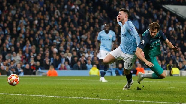 Man City disingkirkan Tottenham di perempat final Liga Champions.