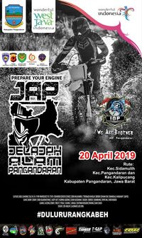 Komunitas Motor Trail Diperkenalkan Keindahan Pangandaran 