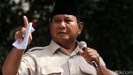 Sorak Sorai Pendukung di Acara Syukuran Klaim Kemenangan Prabowo