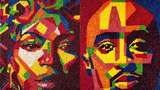 8 Lukisan Tumpukan Permen Sosok Korban Penembakan hingga Bob Marley