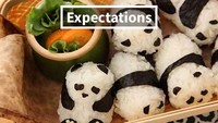 Niatnya mau membuat bekal makanan yang unik dan lucu. Hasilnya justru tak seindah harapan sang pembuat. Foto: Istimewa