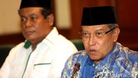 Saat memberikan keterangan pers di Kantor PBNU, Jakarta, Jumat (19/4/2019), Said Aqil pun turut mengucapkan terima kasih kepada seluruh pihak yang menyukseskan Pemilu 2019.
