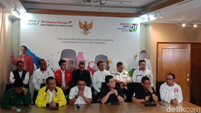 Tunggu Hitung Resmi KPU, TKN: Terima Kasih Dukung Jokowi-Amin Tunggu Hitung Resmi KPU, TKN: Terima Kasih Dukung Jokowi-Amin