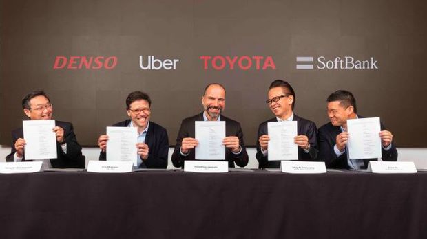Toyota & Softbank Suntik Uber Rp 14 T! Buat Apa?