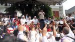 Sorak Sorai Pendukung di Acara Syukuran Klaim Kemenangan Prabowo