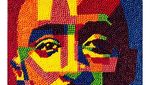 8 Lukisan Tumpukan Permen Sosok Korban Penembakan hingga Bob Marley