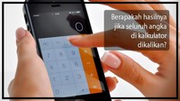Jika seluruh angka di kalkulator dikalikan, berapakah hasilnya? (Foto: Uyung/detikHealth)