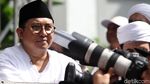 Sorak Sorai Pendukung di Acara Syukuran Klaim Kemenangan Prabowo