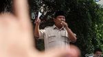 Sorak Sorai Pendukung di Acara Syukuran Klaim Kemenangan Prabowo
