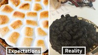 Marshmallow memang paling enak jika dipanggang. Tapi jika memanggang marshmallow terlalu lama, hasilnya justru jadi tak karuan. Foto: Istimewa