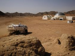 Penampakan Koloni Mars Buatan China