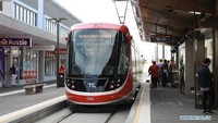 Tahap selanjutnya yang diusulkan untuk proyek kereta ringan adalah melanjutkan ke selatan menuju parlemen dan kemudian ke Woden di selatan kota Canberra. Foto: Dok. Xinhuanet