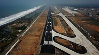 Aspek keselamatan juga dapat lebih terjamin karena panjang landas pacu Bandara Internasional Yogyakarta sepanjang 3.250 meter. Pool/PT Angkasa Pura I.