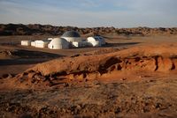 Lokasinya ada di Gurun Gobi (Thomas Peter/Reuters)