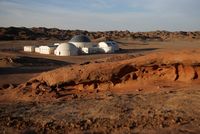 Lokasinya ada di Gurun Gobi (Thomas Peter/Reuters)