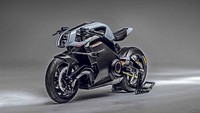 Vector bukanlah motor biasa. Ini adalah motor cafe racer pertama di dunia yang bertenaga listrik. Kami senang InMotion mendapatkan dukungan untuk peluncuran sepeda motor ini, Ujar CEO Inmotion Venture, Mark Truman. Foto: Pool (MCN)
