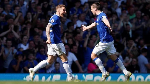 Everton tampil impresif di sepanjang laga lawan Manchester United.