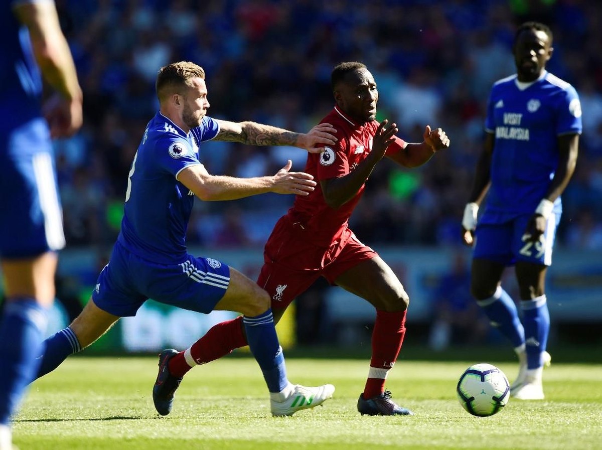 Aksi Cardiff City vs Liverpool di babak pertama. (Foto: Rebecca Naden/Reutres)
