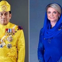 Pasangan Tengku Muhammad Faiz Petra dan Louise Johansson bertemu pertamakalinya di Inggris. Kala itu Pangeran Tengku Muhammad Fariz Petra sedang menyelesaikan sekolahnya, sementara Louise tinggal di Inggris sebagai pengasuh, setelah lulus dari Mjolby, Swedia. (Foto: Facebook/Kelantan State)