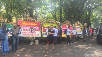 Isinya berupa ucapan selamat atas kemenangan di Pilpres 2019. Foto: Ibnu Haryanto/detikcom