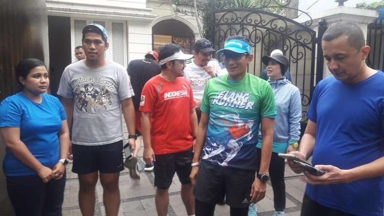 Kondisi Mulai Membaik, Sandiaga Lari Sore ke GBK Kondisi Mulai Membaik, Sandiaga Lari Sore ke GBK