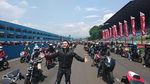 Omesh Panas-panasan Bareng Ratusan Bikers Honda di Sentul