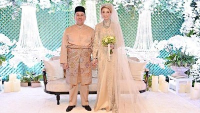 Intip Pernikahan Mewah Pangeran Malaysia dan Mantan Pengasuh dari Swedia