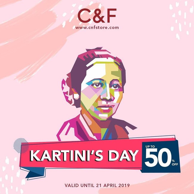 C&F juga menawarkan diskon Hari Kartini. Anda yang butuh parfum, skincare, dan bodycare baru pun bisa mendapati sejumlah produknya susut harga hingga 50%. Promo ini berlaku untuk pembelian online. Segera sebelum kehabisan! (Foto: Dok. Instagram)