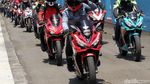 Ratusan Bikers Geber Motor Honda di Sirkuit Sentul