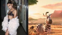 Adapula Ariana Grande yang menjadi Zebra cantik. Dok. Ist