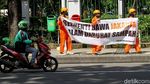 Aktivis Gelar Peringatan Aksi Hari Bumi di Jakarta