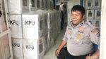 Penampakan Gudang Kotak Suara yang Terbakar di Sumbar