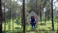 Pengunjung banyak yang foto-foto di sini. Dalam sebulan, rata-rata pengunjung mencapai 6-8 ribu orang, sedangkan untuk weekend kunjungan bisa mencapai 800-1.000 orang. (Arbi Anugrah/detikcom)