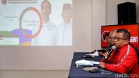 Selain Hasto Kristiyanto, Kepala BSPN PDIP Arif Wibowo dan Ketua Bidang Badan Pemenangan Pemilu (Bappilu) DPP PDI Perjuangan (PDIP), turut hadir dalam pemaparan hasil perhitungan suara Pilpres 2019 tersebut.