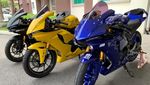 Yamaha R15 Berbaju Moge R1M