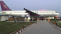 Inilah Runway 1, sebuah restoran yang menggunakan Airbus A320. Letaknya berada di Haryana, India (Runway 1)
