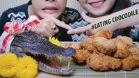 Waduh! Biar Eksis, Pria Ini Santap Kuda Laut Panggang