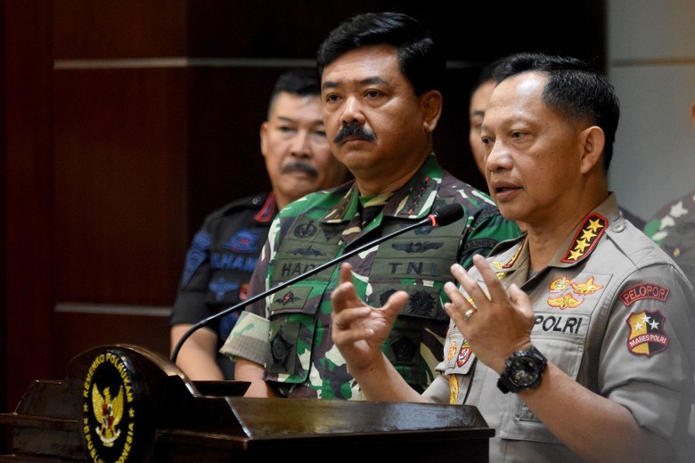 Jelang Putusan MK, Panglima-Kapolri Kumpul di Posko TNI Dekat Istana Jelang Putusan MK, Panglima-Kapolri Kumpul di Posko TNI Dekat Istana