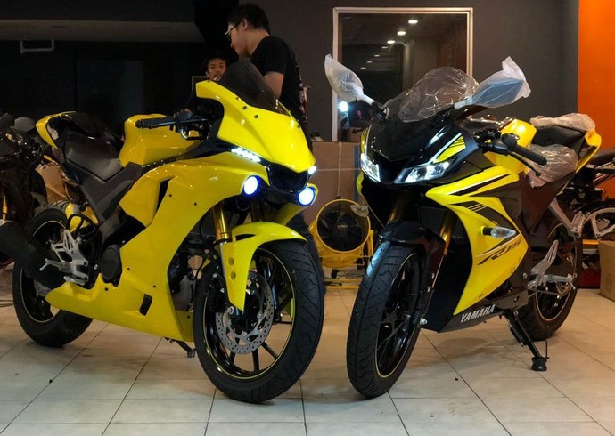 Yamaha R15 Berbaju Moge R1M Yamaha R15 Berbaju Moge R1M