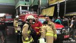 Penampakan Hiruk Pikuk Kebakaran Blok C Tanah Abang