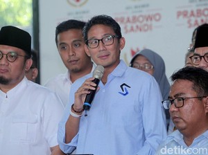 Respons Sandiaga Saat Ditanya Jika Kalah Versi KPU