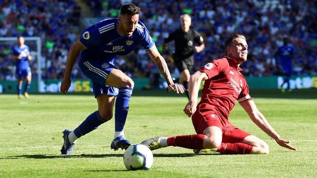 Liverpool susah payah mengalahkan tim zona degradasi, Cardiff City. (
