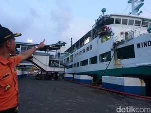 2 Kapal Senggolan di Merak, Penumpang Dievakuasi