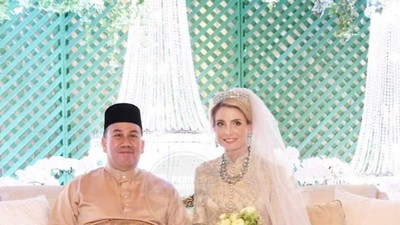 Potret Cantik Wanita Swedia yang Resmi Dinikahi Putra Mahkota Kelantan