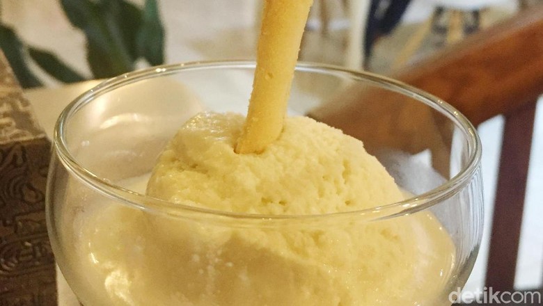 Foto: Es krim jamu di Makuta Jamu cafe Semarang (Kurnia/detikcom) Foto: Es krim jamu di Makuta Jamu cafe Semarang (Kurnia/detikcom)