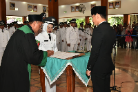 Wakil Bupati Trenggalek Lantik 131 Kepala Desa Terpilih