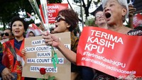 Para tokoh lintas agama juga memberikan doa terhadap tahapan pelaksanaan pemilu.