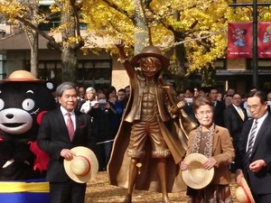 Jadi Manga Terlaris, Patung Luffy One Piece Dibangun di Jepang