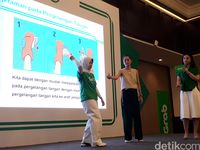 Saat Driver Ojol dan Taksi Online Wanita Belajar Teknik Pertahanan Diri